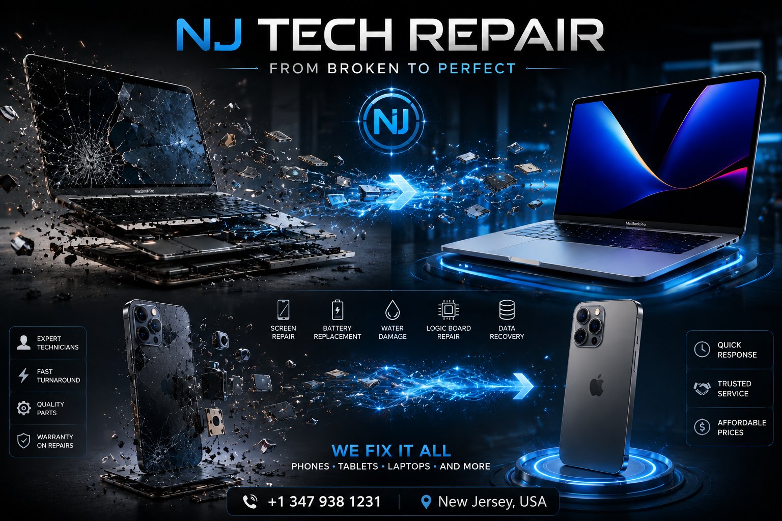 NJ Tech Repair — From Broken to Perfect